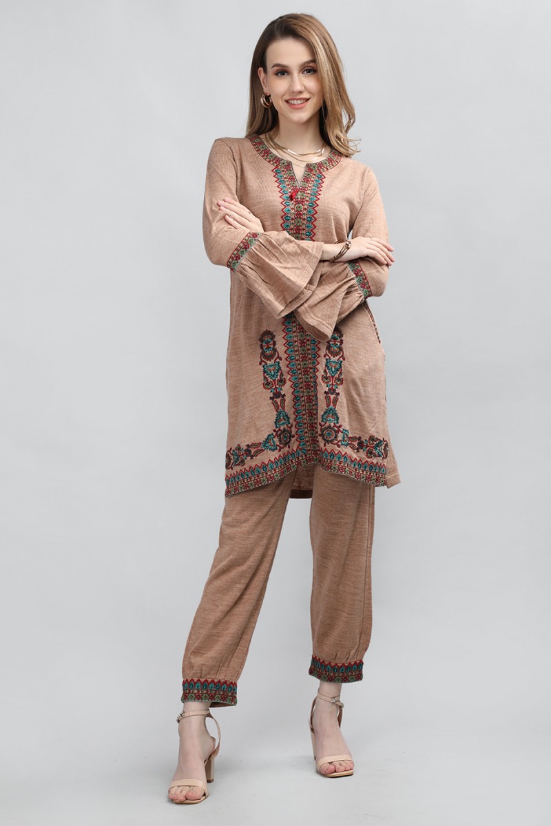 TOPLOT Co-ord Set Da Donna In Poly-Rayon, Completo Coordinato Elegante Per Matrimoni E Feste