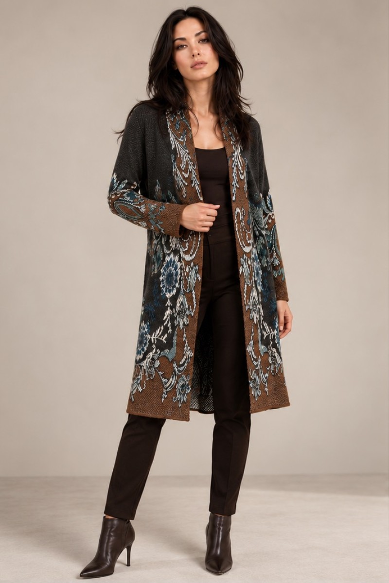 KNITTED OPEN SHRUG