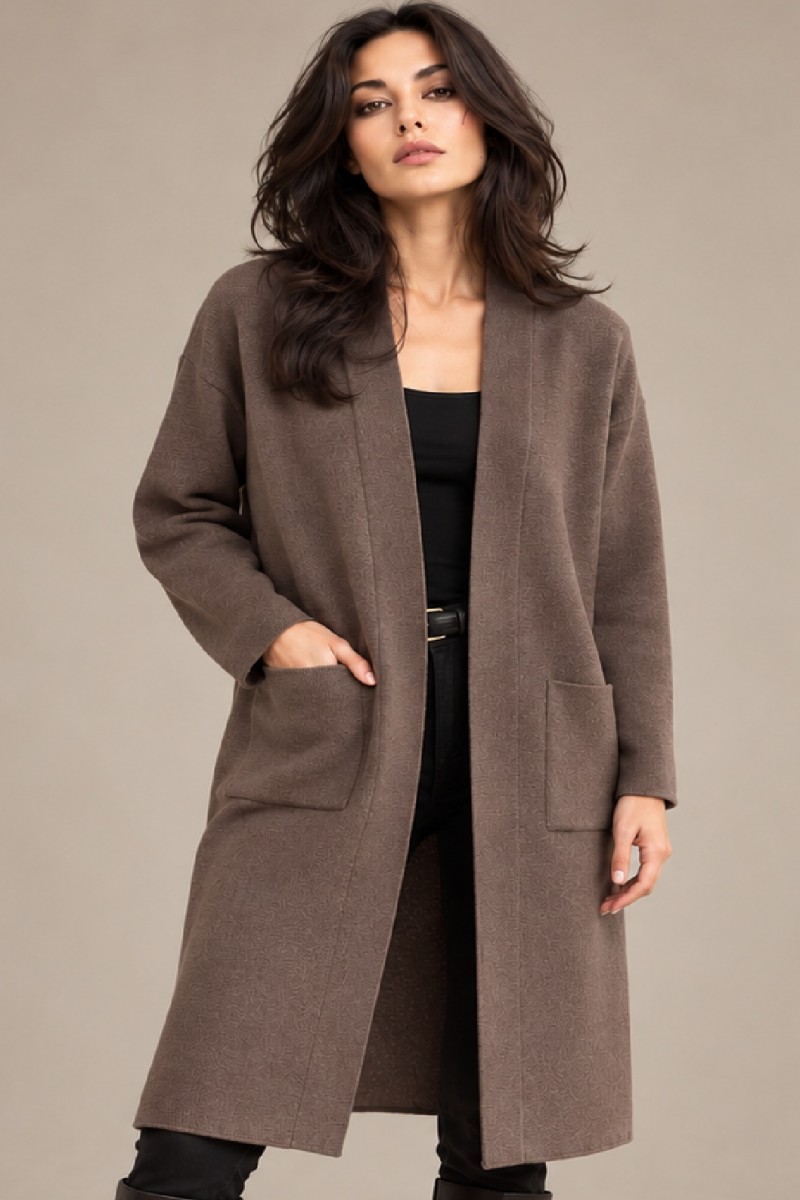 KNITTED OPEN SHRUG