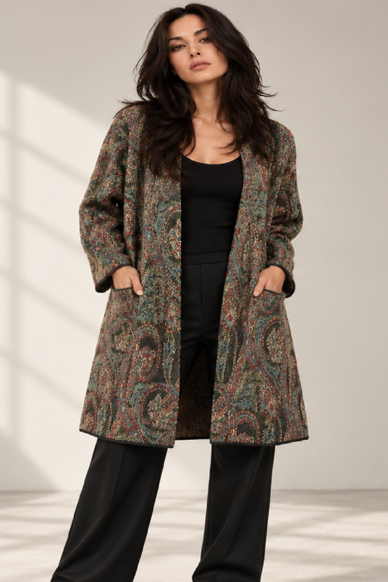 KNITTED OPEN SHRUG