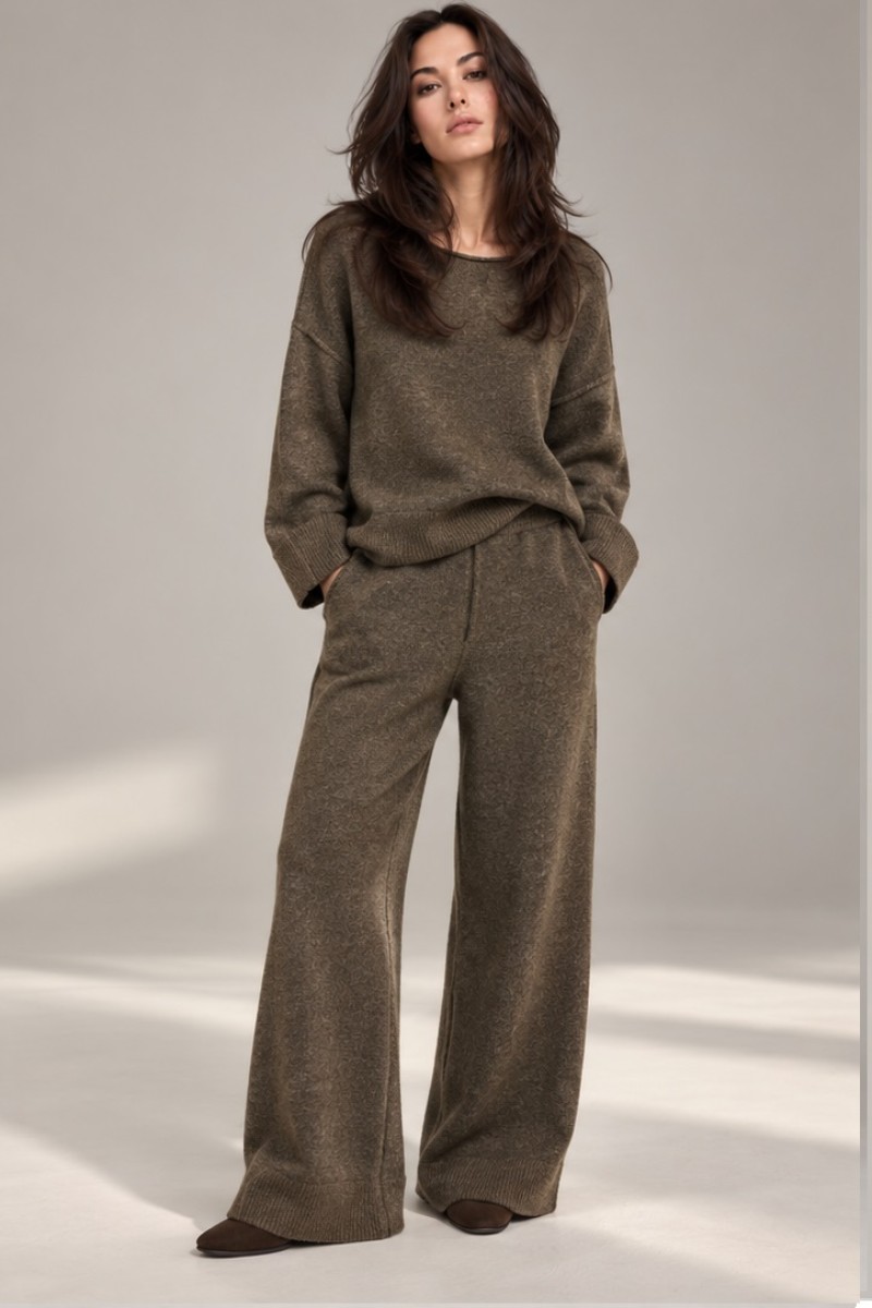 KNITTED CO ORD SET