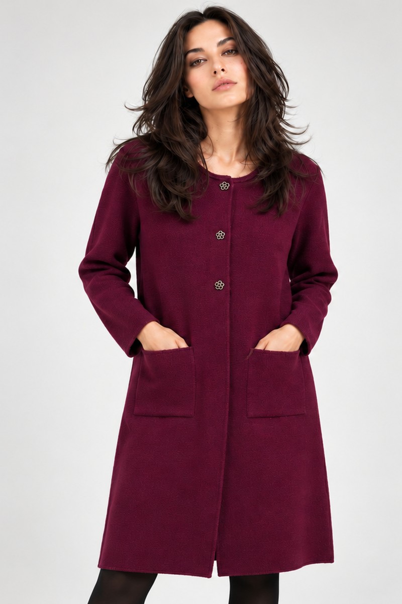 KNITTED LONG CARDIGAN