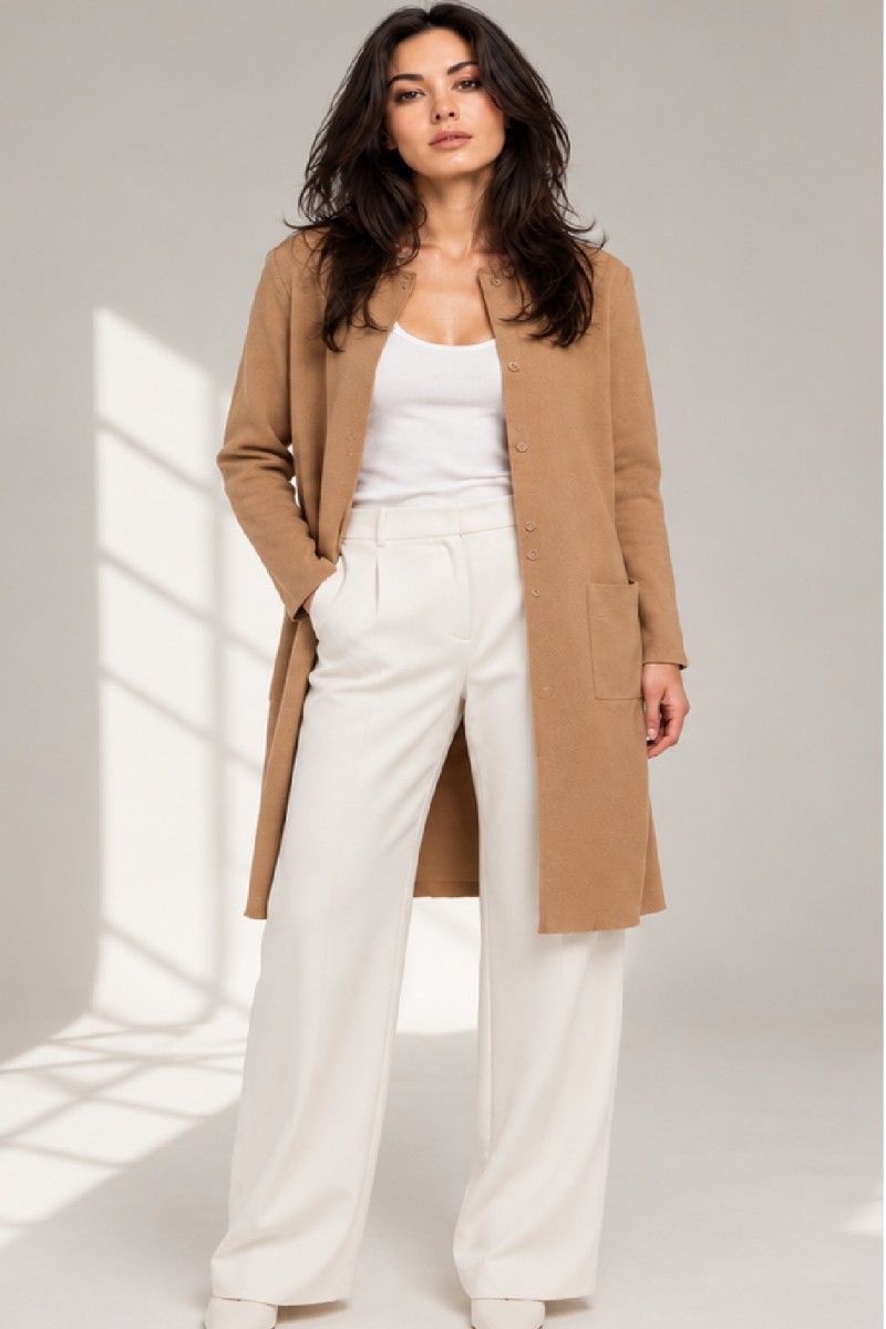 KNITTED LONG CARDIGAN