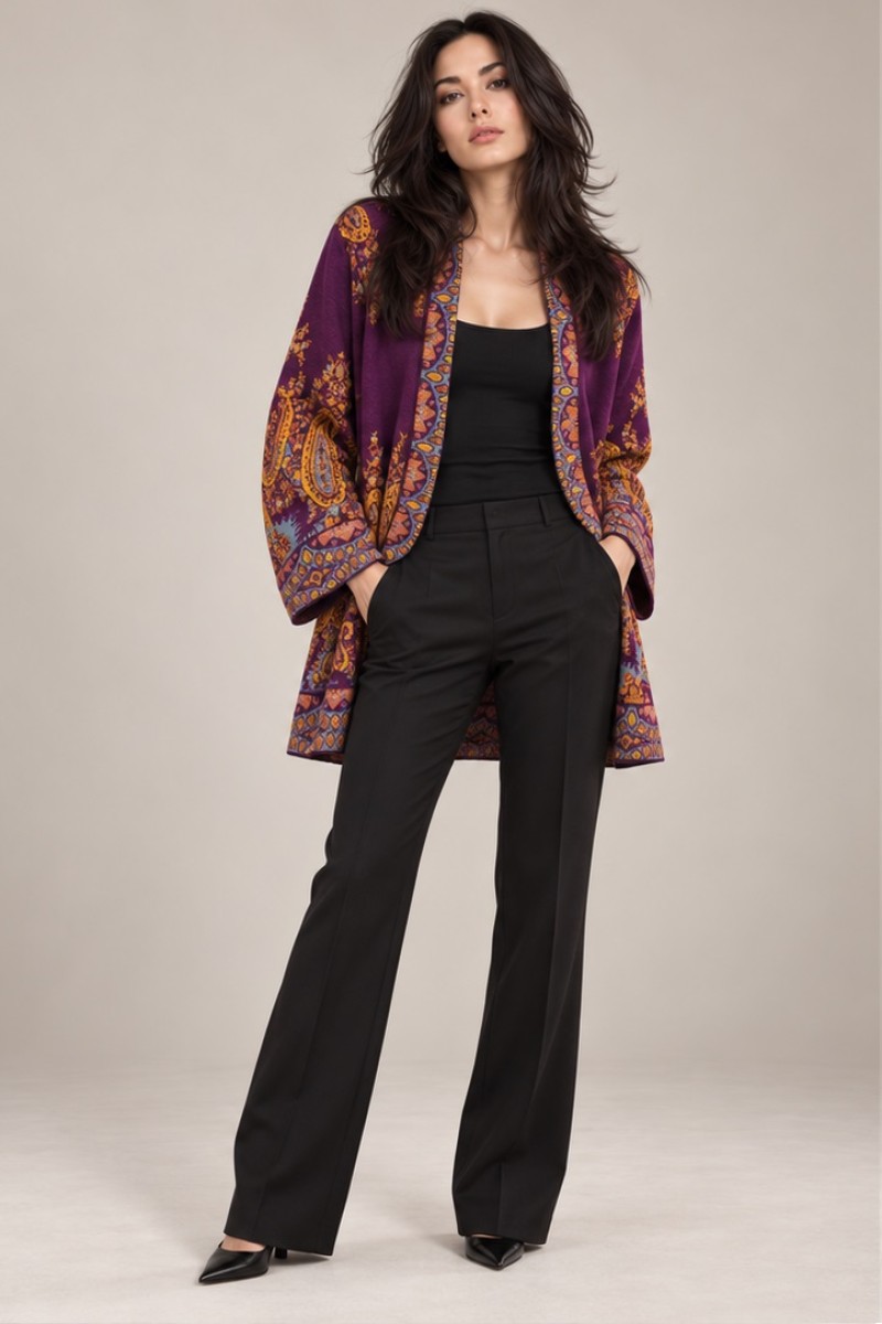 OPEN FRONT SHRUG