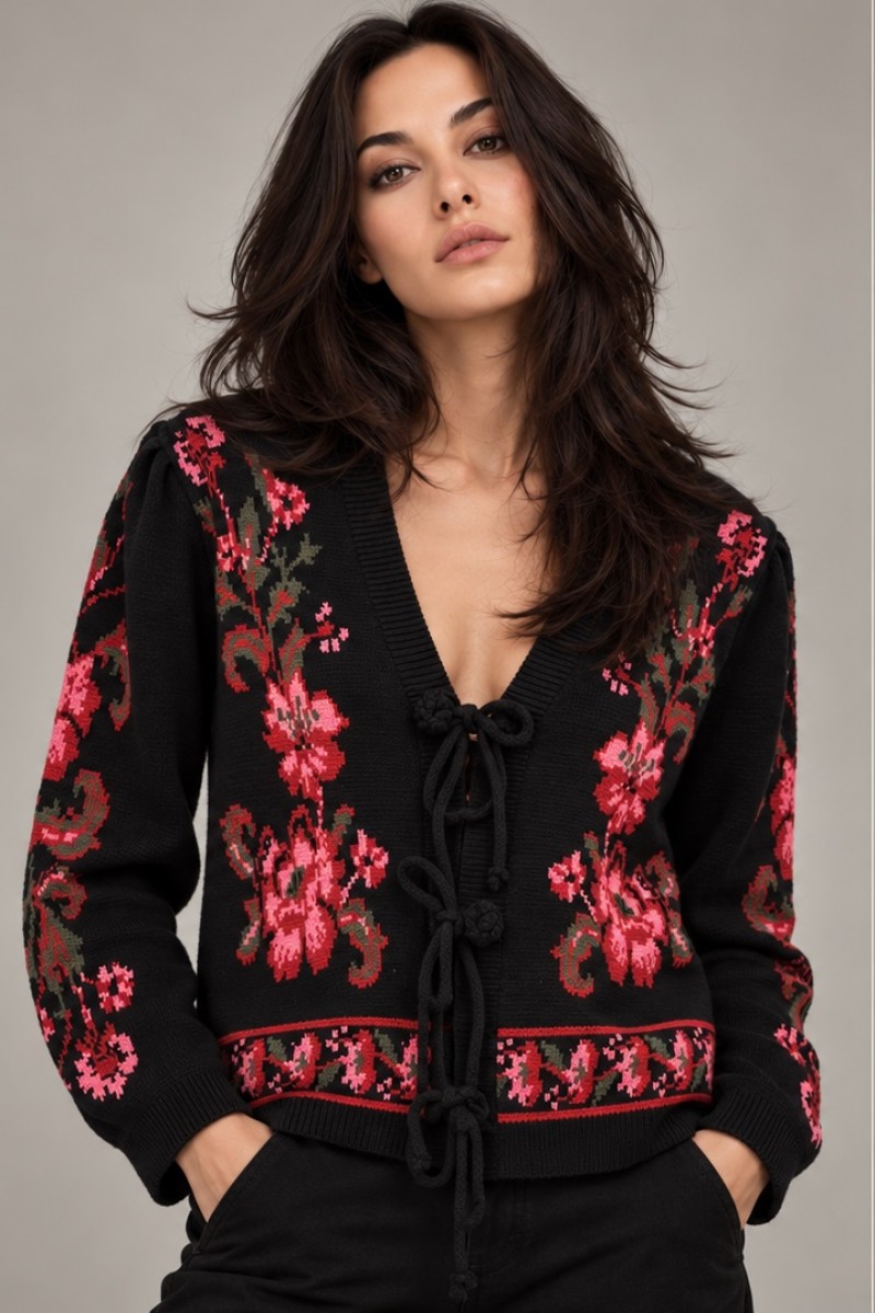 KNITTED CARDIGAN