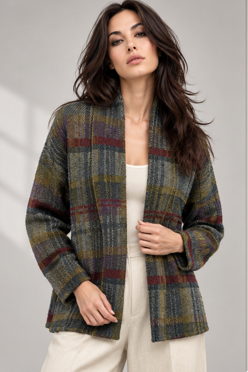 KNITTED OPEN SHRUG