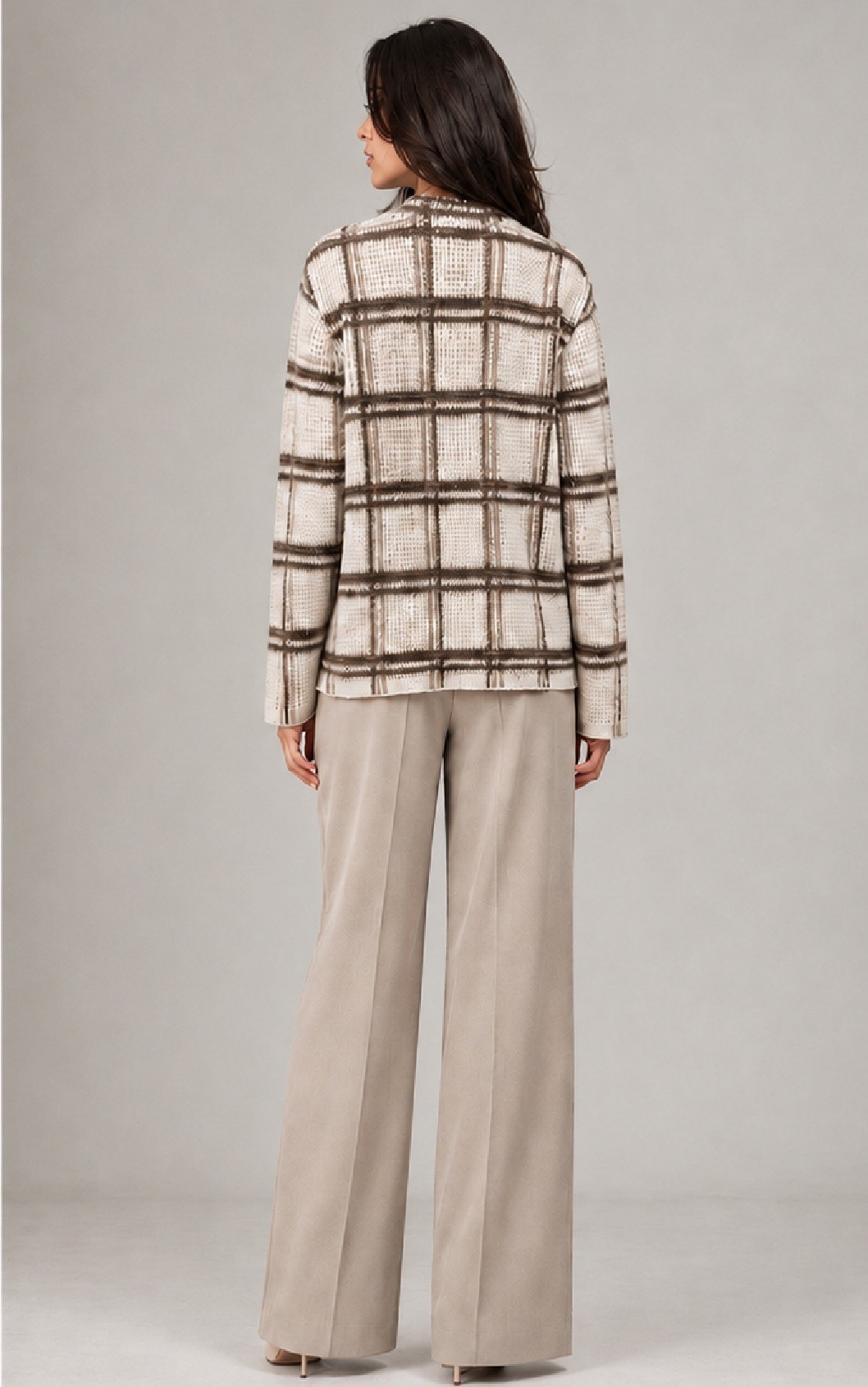 MANDARIN COLLAR CARDIGAN