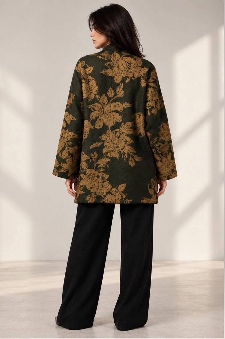 KNITTED FLAIR COAT