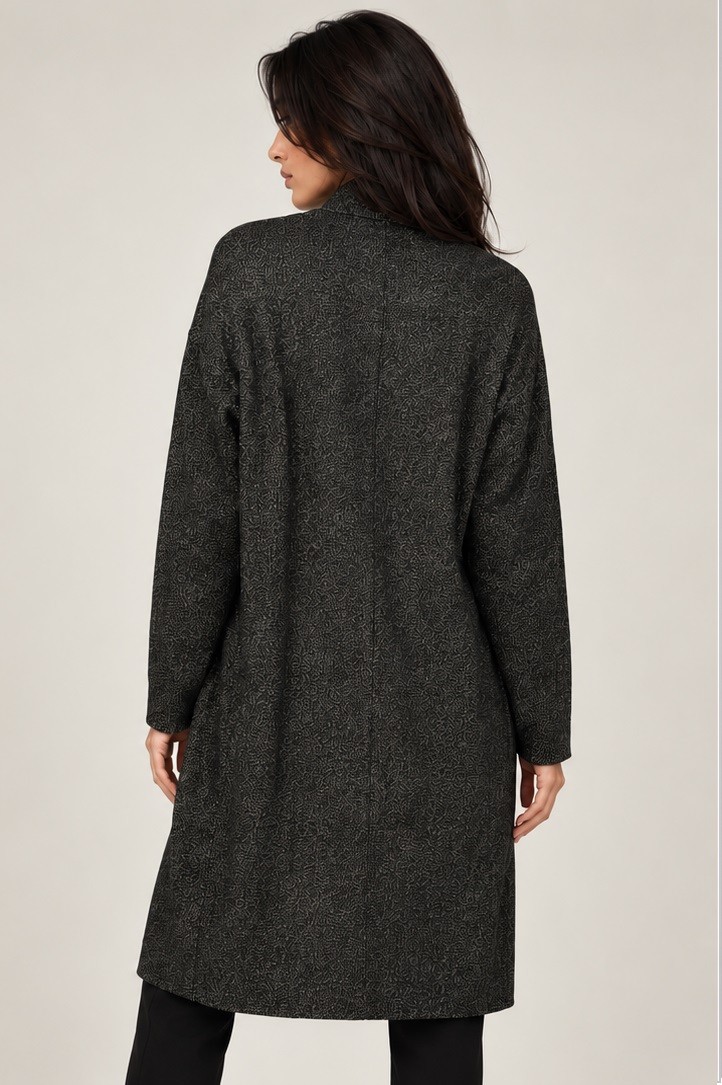JACQUARD LUREX OPEN SHRUG