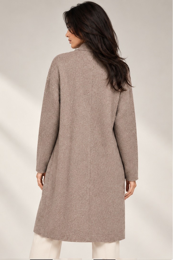 JACQUARD LUREX OPEN SHRUG