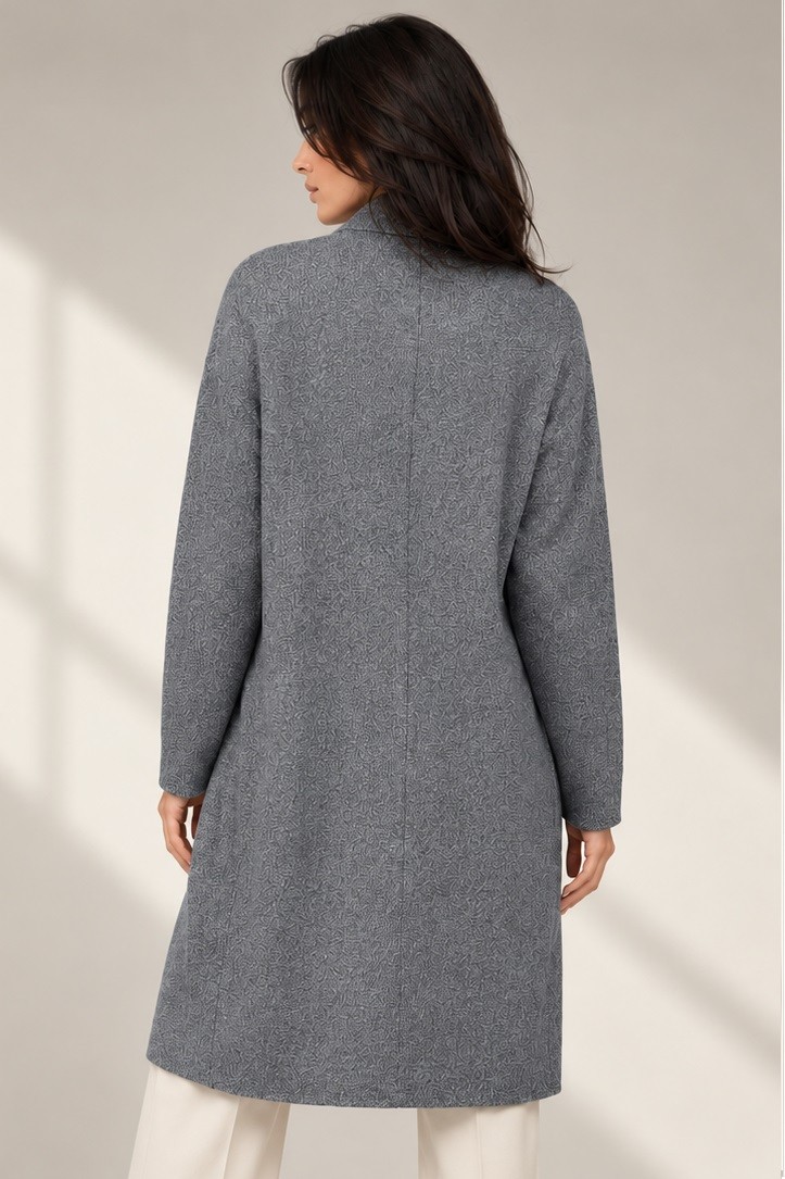 JACQUARD LUREX OPEN SHRUG