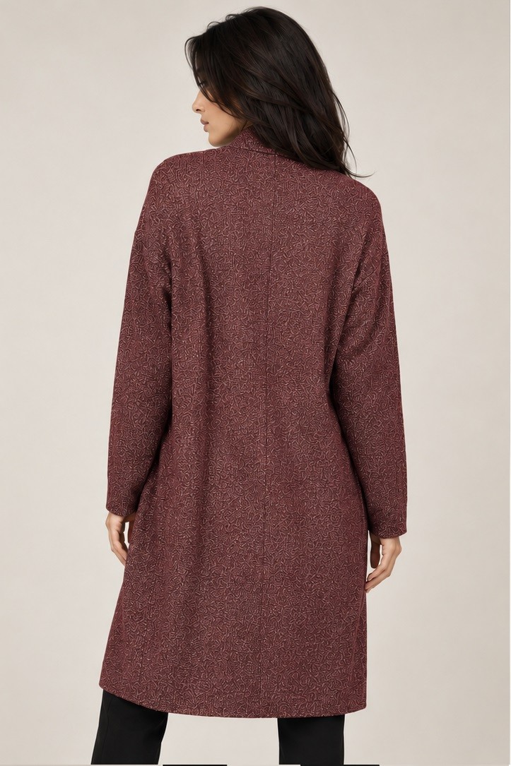 JACQUARD LUREX OPEN SHRUG