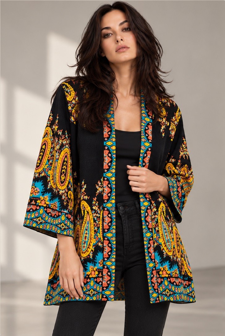 OPEN FRONT SHRUG