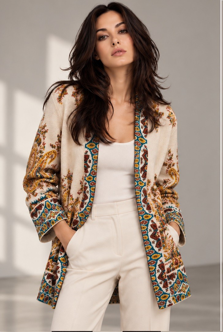 OPEN FRONT SHRUG