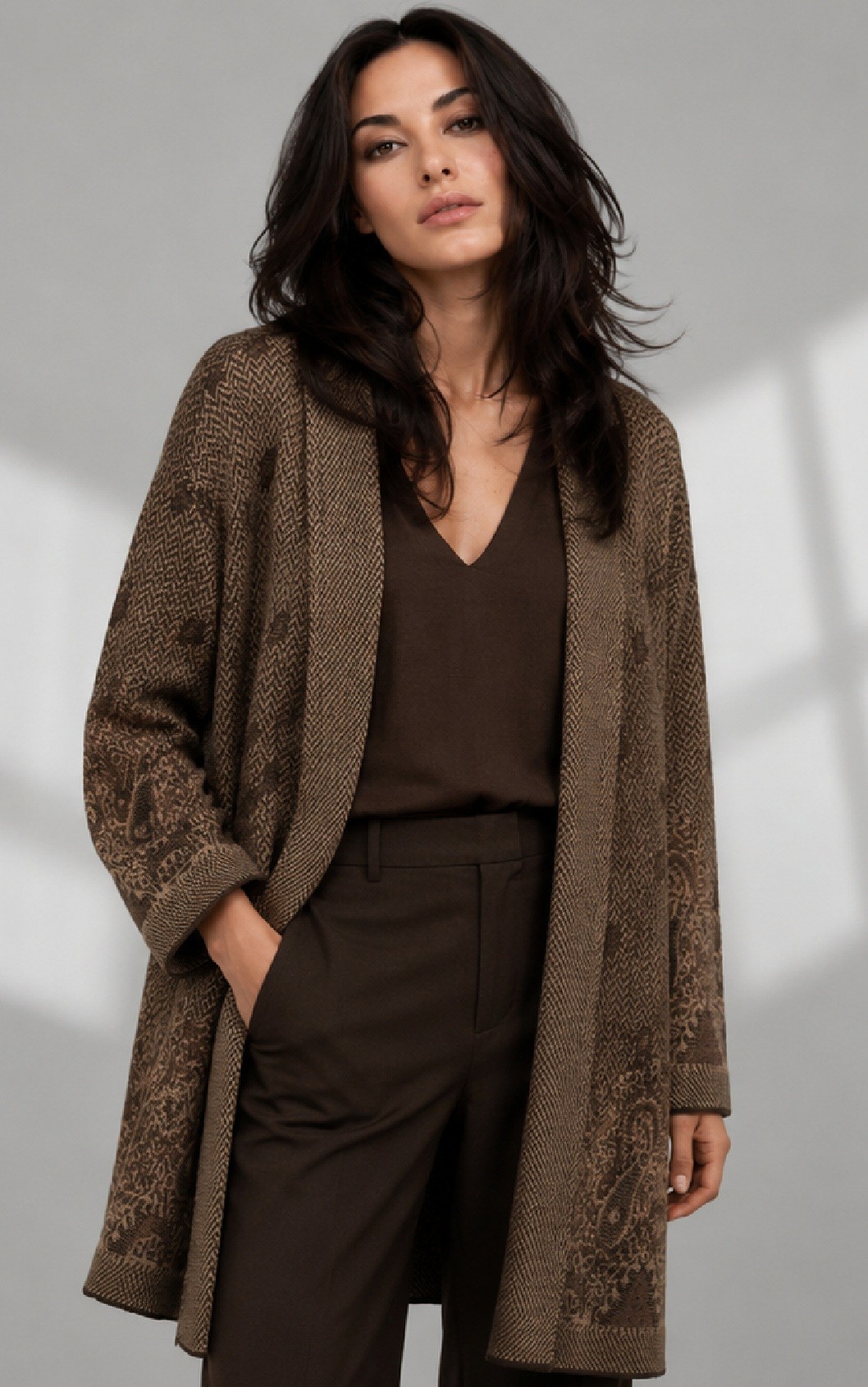 JACQUARD SHRUG