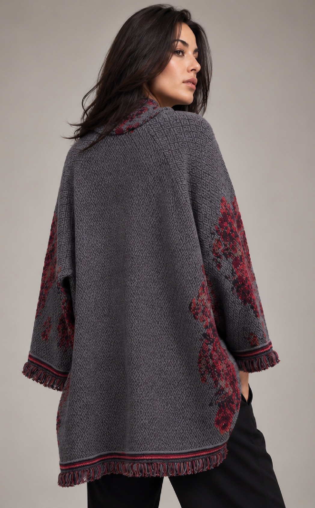 KNITTED OPEN SHRUG