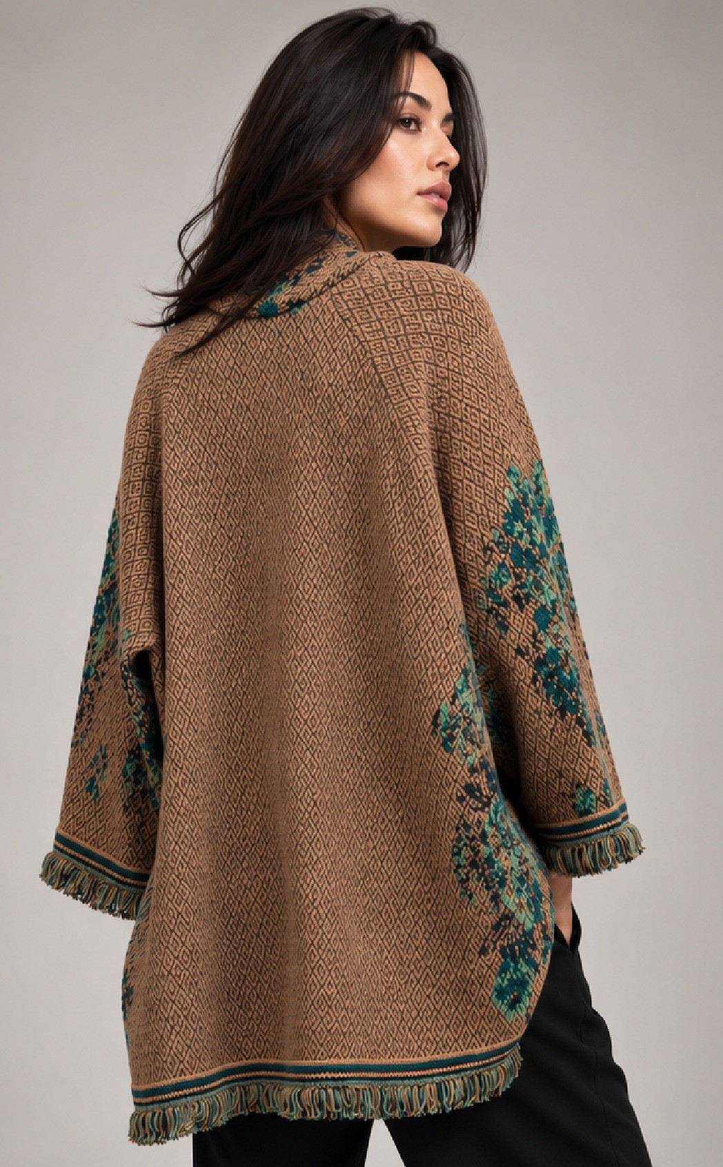 KNITTED OPEN SHRUG