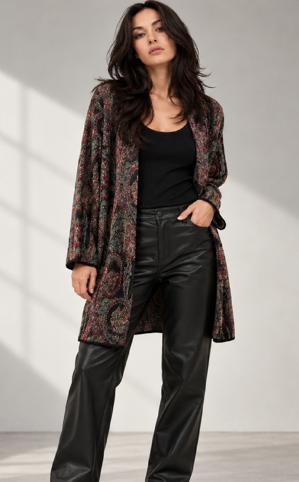 KNITTED OPEN SHRUG