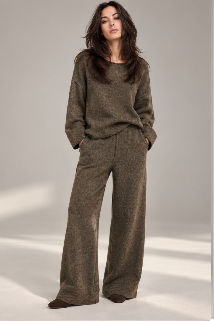 KNITTED CO ORD SET