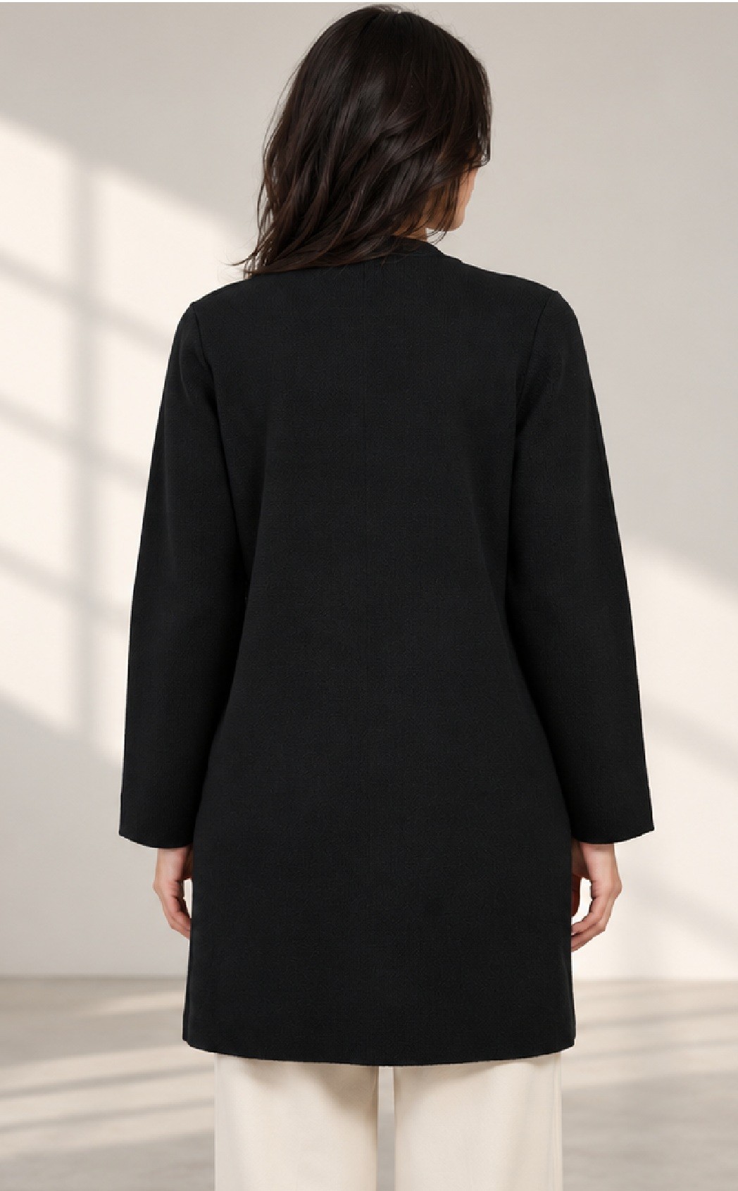 KNITTED LONG CARDIGAN