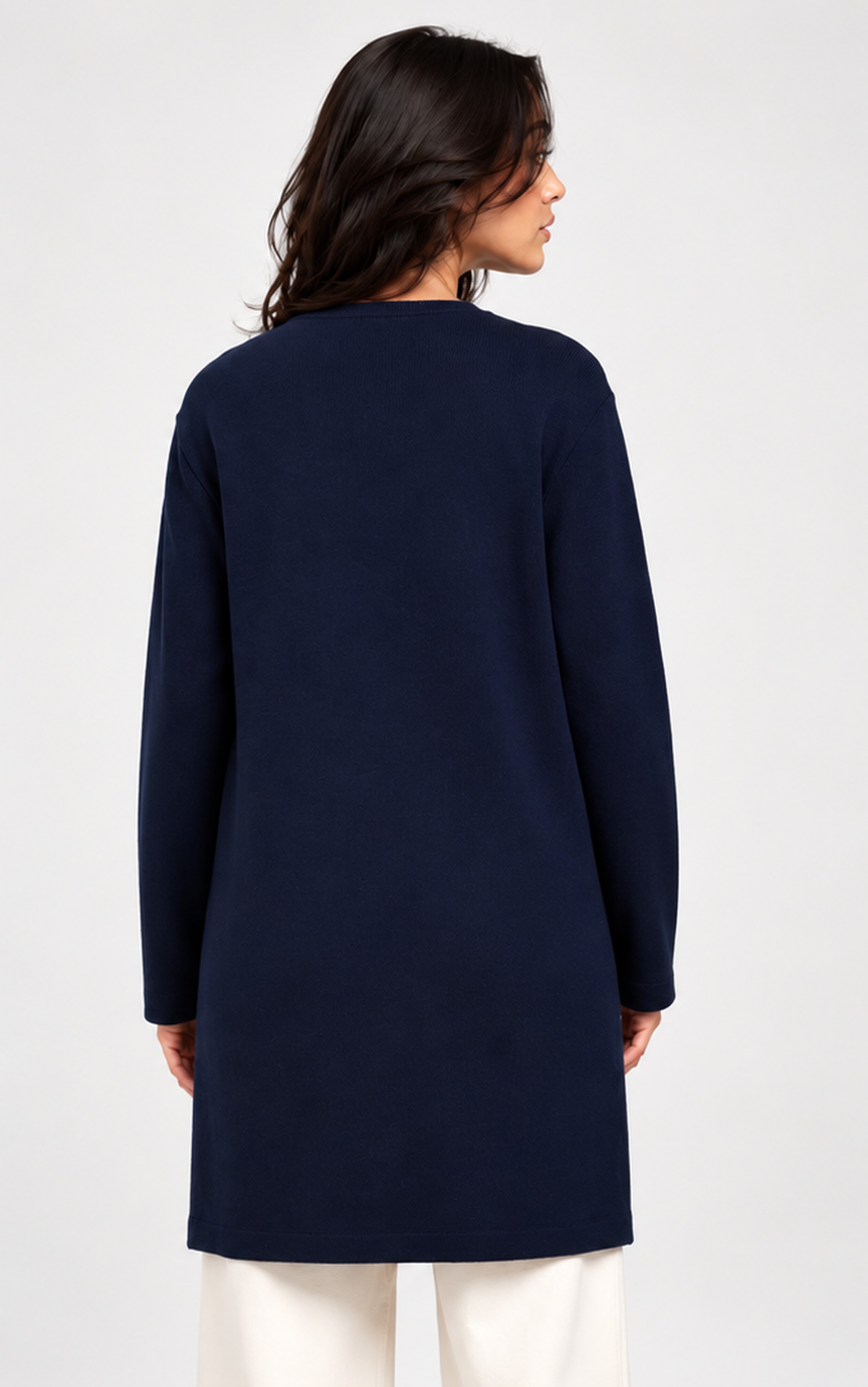 KNITTED LONG CARDIGAN