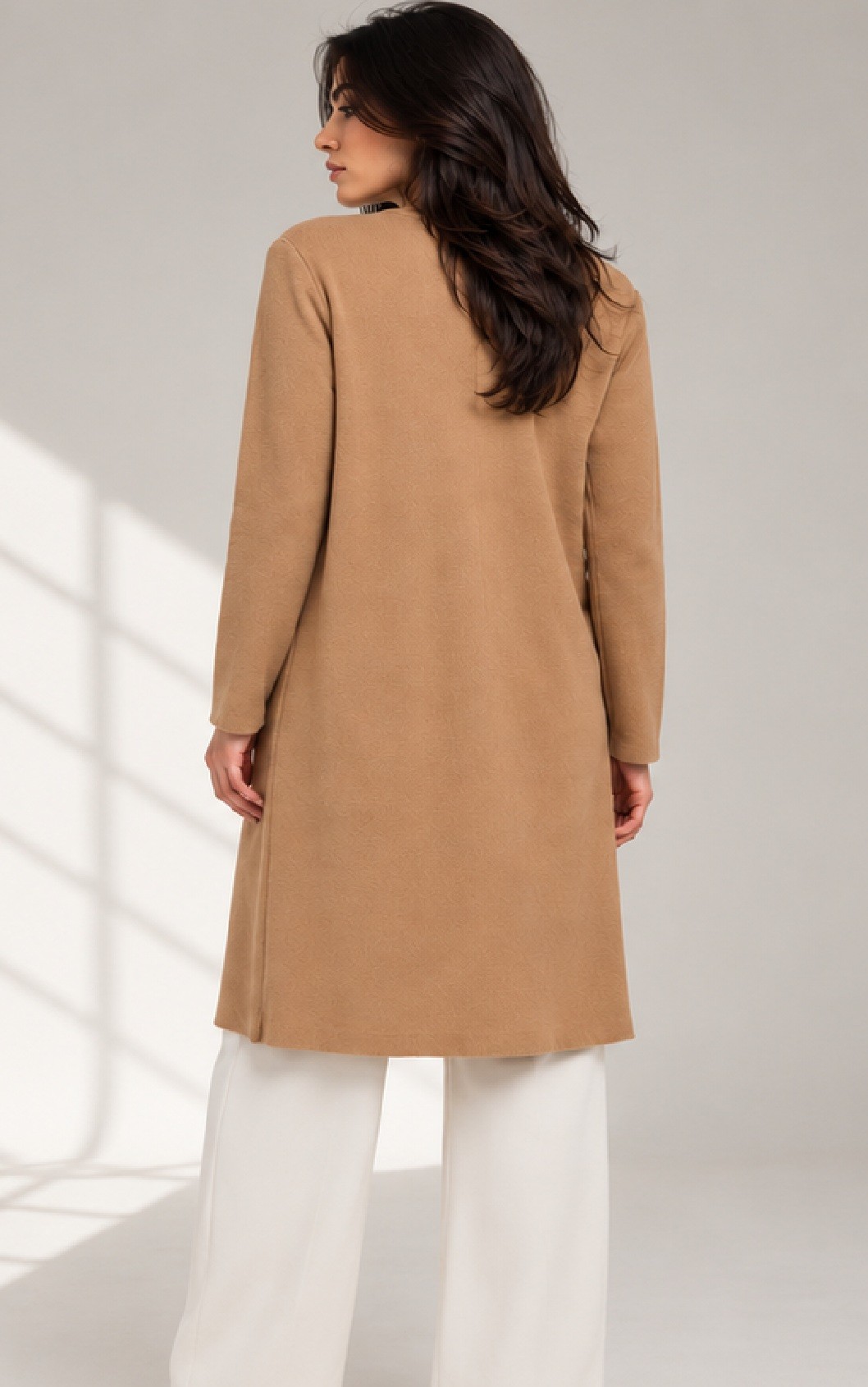 KNITTED LONG CARDIGAN