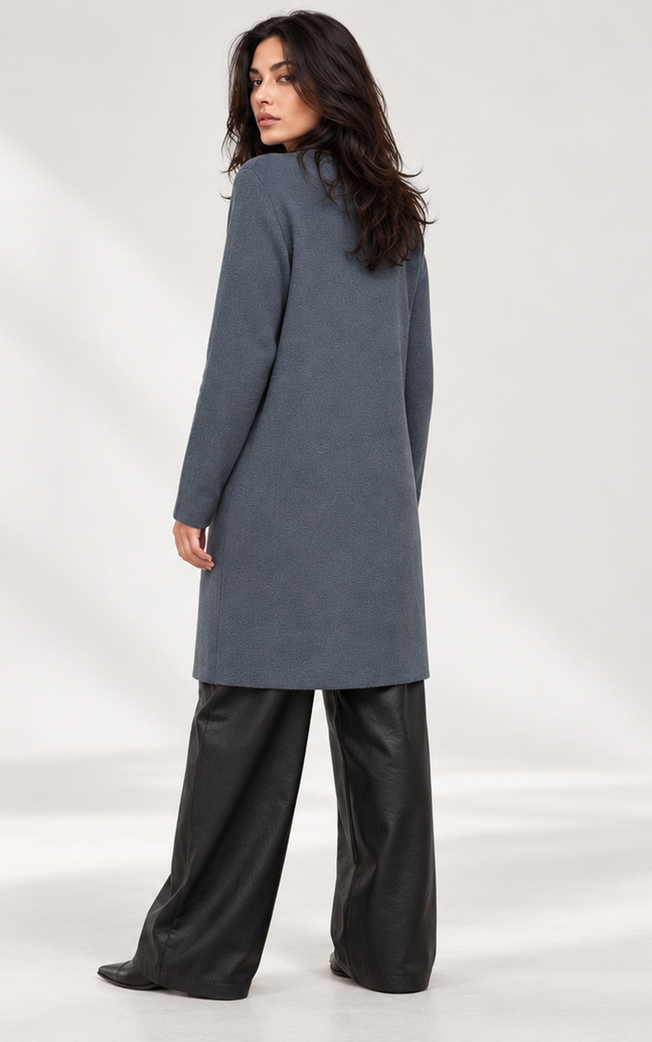 KNITTED LONG CARDIGAN
