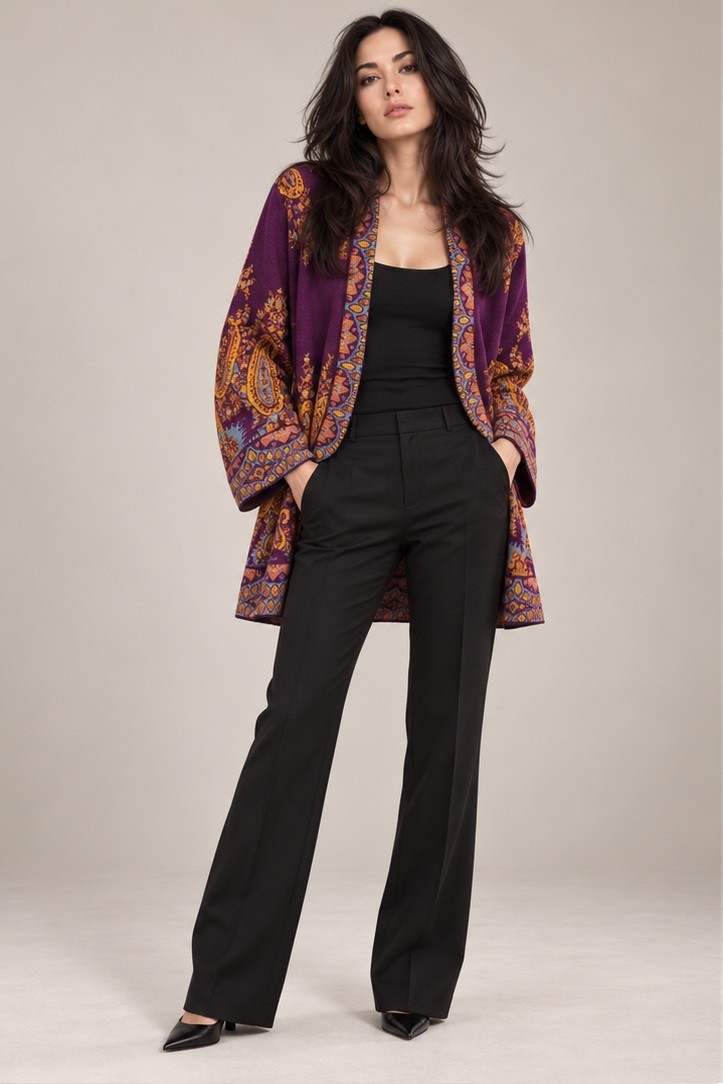 OPEN FRONT SHRUG