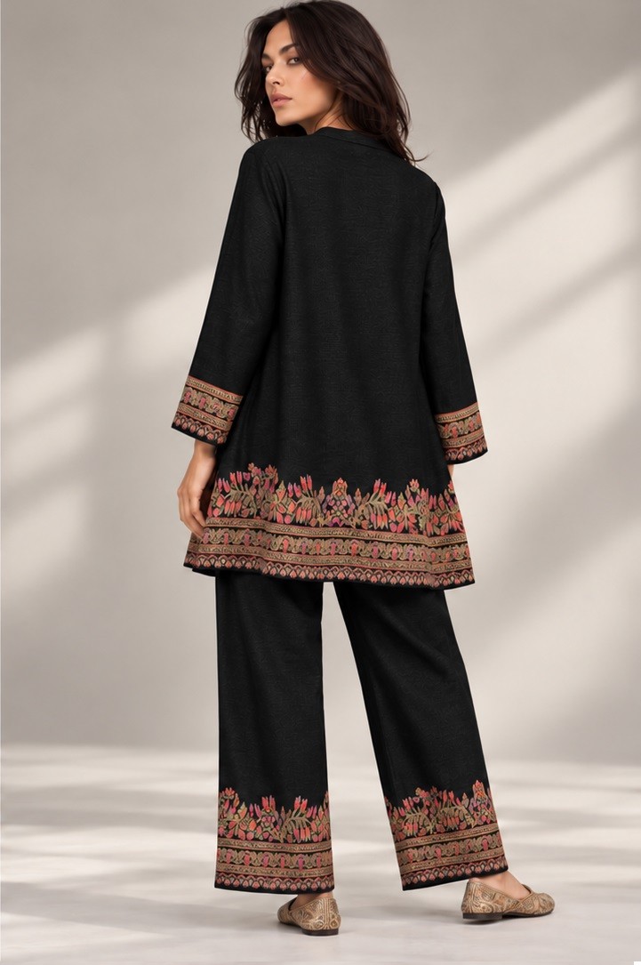 KNITTED JACQUARD CO-ORD SET