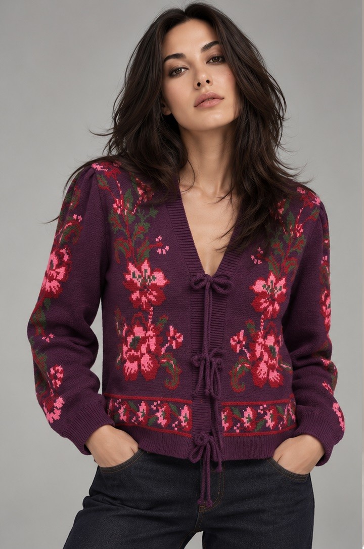KNITTED CARDIGAN