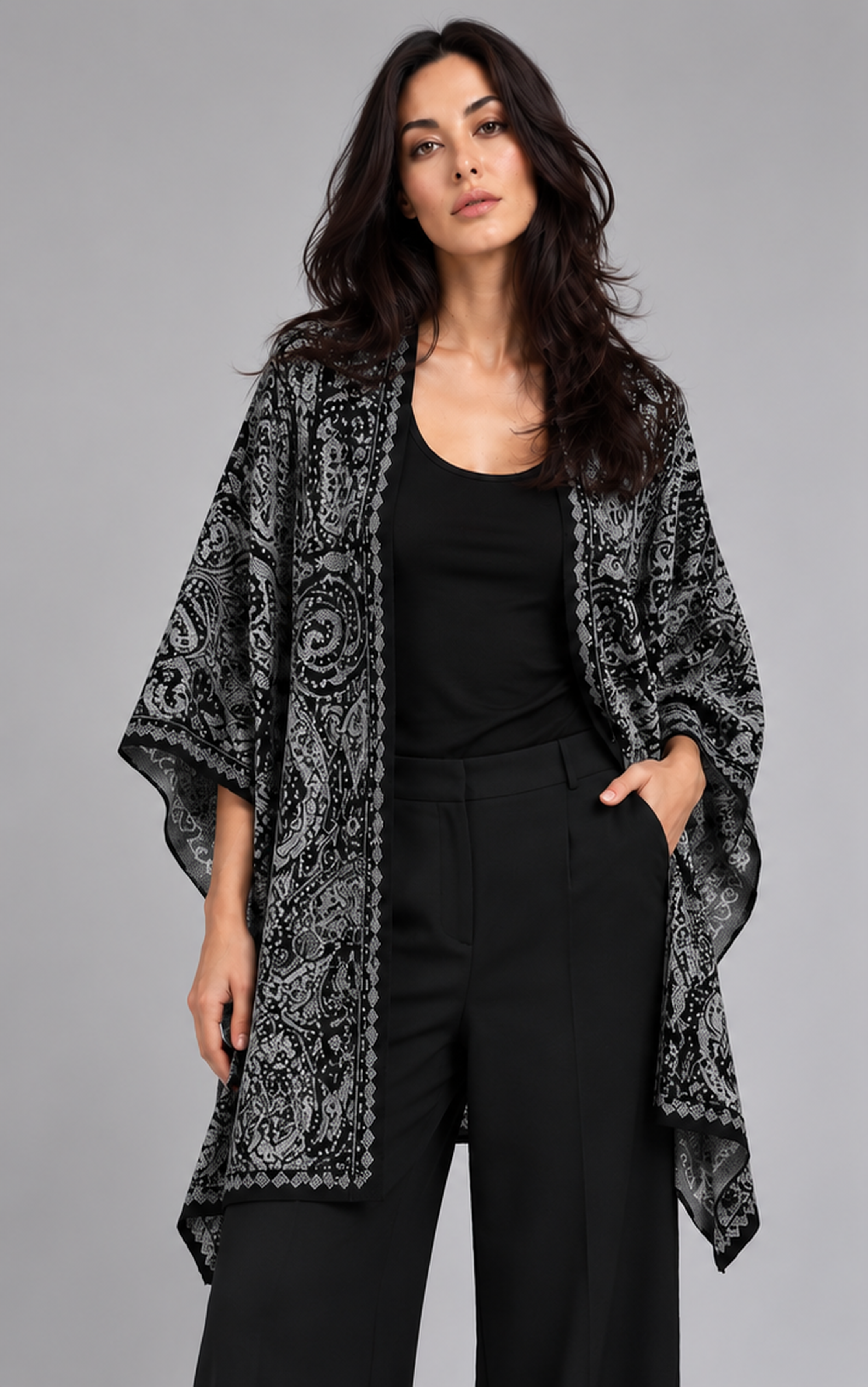 KNITTED OPEN SHRUG