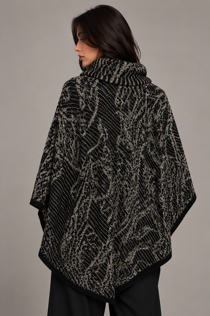 KNITTED PONCHO