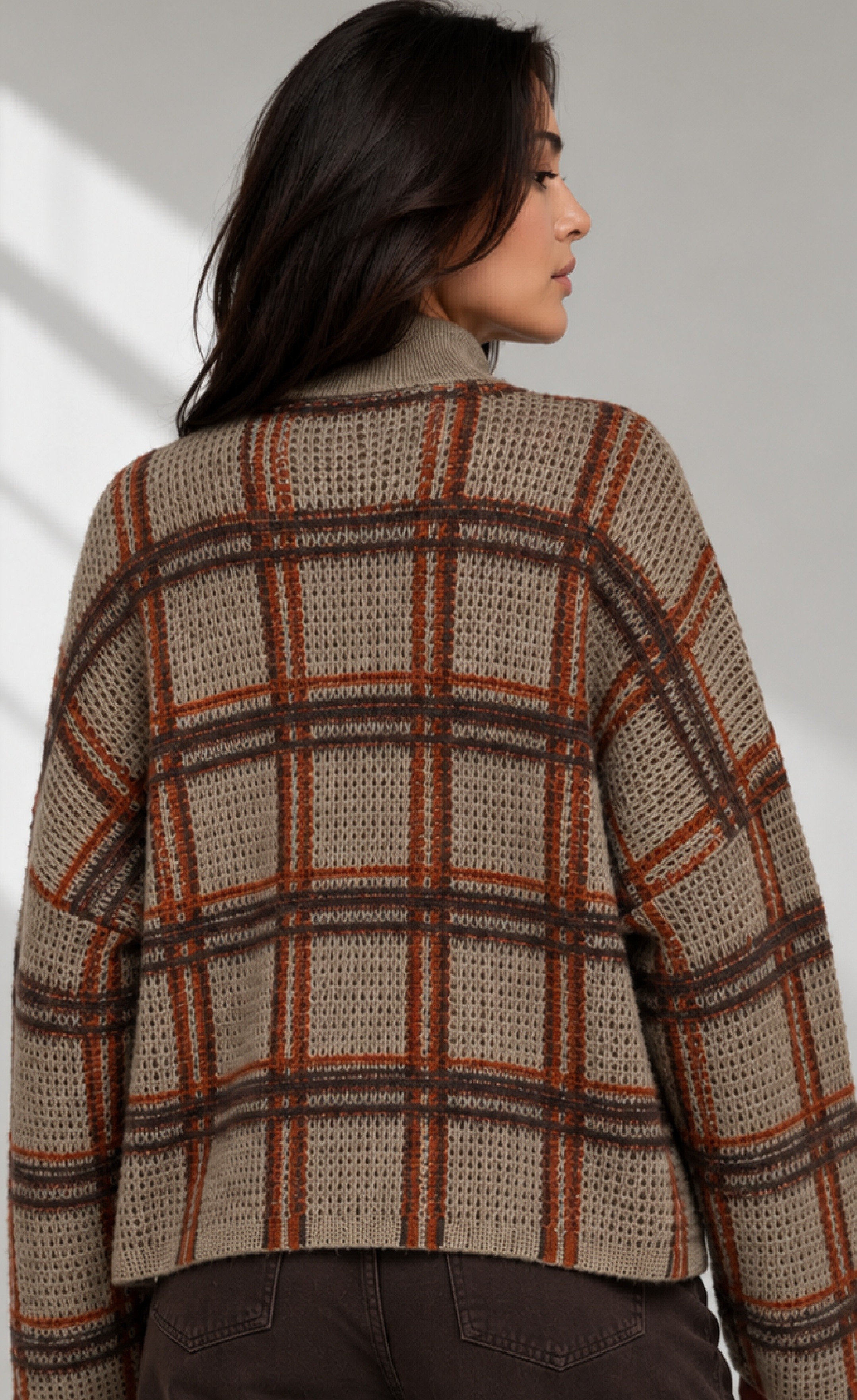 KNITTED PONCHO