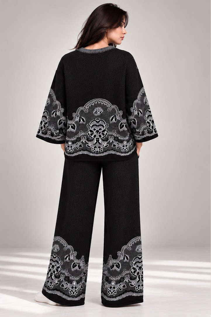 KNITTED CO ORD SET