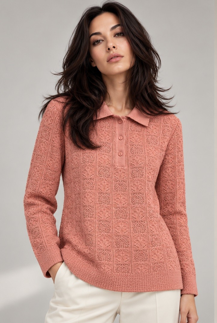 COLLAR KNIT JUMPER
