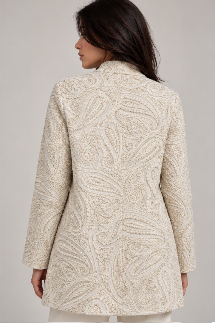 JACQUARD LONG COAT
